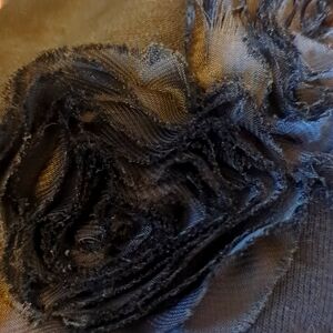 FOREVER FASHION ROSETTE TRIM SWEATER